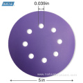 Holes Film Sandpaper Disc Round Shape Abrasive Discs